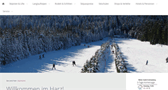 Desktop Screenshot of harz-ski.de